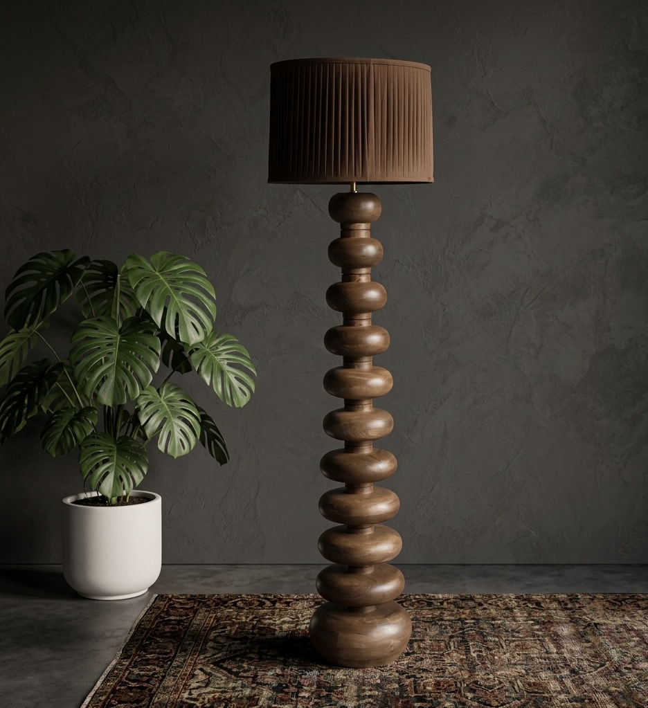 Handcrafted floor lamp design 2 — Gouri Exports