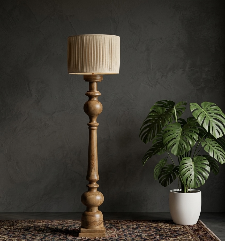 Handcrafted floor lamp design 3 — Gouri Exports