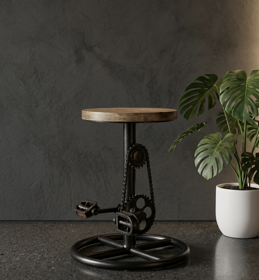 Handcrafted stool design 5 — Gouri Exports