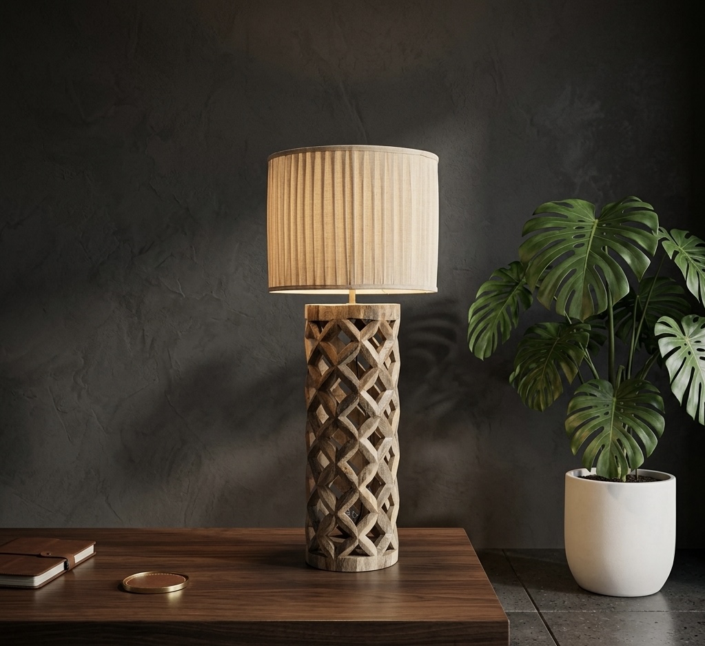 Handcrafted table lamp design 2 — Gouri Exports